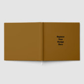 Erstellen Sie Ihr eigenes Braun Gästebuch (Voll)