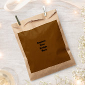 Erstellen Sie Ihr eigenes Braun Geschenktütchen (Ausgeschnitten)