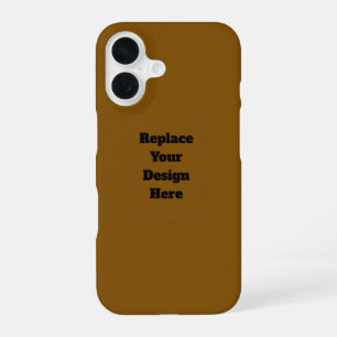 Erstellen Sie Ihr eigenes Braun iPhone 16 Hülle