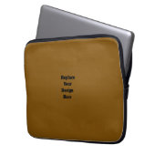 Erstellen Sie Ihr eigenes Braun Laptopschutzhülle (Vorderseite Links)