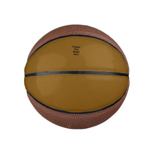 Erstellen Sie Ihr eigenes Braun Mini Basketball