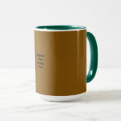 Erstellen Sie Ihr eigenes Braun Tasse (VorderseiteRechts)