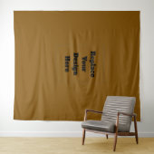 Erstellen Sie Ihr eigenes Braun Wandteppich (Beispiel (Horizontal))