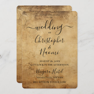 Erstellen Sie Ihr eigenes braunes Sepia Vintages r Einladung