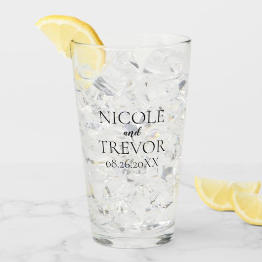 Erstellen Sie Ihr eigenes - Brautpaar und Ihren pe Glas (Vorderseite Ice)