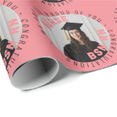 erstellen Sie Ihr eigenes BSN RN Foto Geschenkpapier (Rolleneckpunkt)