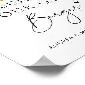 Erstellen Sie Ihr eigenes Burger-Bar Wedding-Zeich Poster (Ecke)