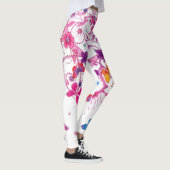 Erstellen Sie Ihr eigenes Butterfly Floral Kleidun Leggings (Rechts)