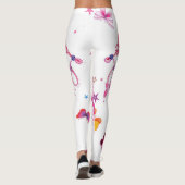 Erstellen Sie Ihr eigenes Butterfly Floral Kleidun Leggings (Rückseite)