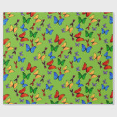 Erstellen Sie Ihr eigenes Butterfly-Party-Wrapper Geschenkpapier (Flach)