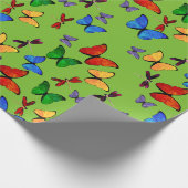 Erstellen Sie Ihr eigenes Butterfly-Party-Wrapper Geschenkpapier (Ecke)