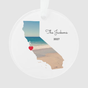 Erstellen Sie Ihr eigenes California Beach Trip Fo Ornament