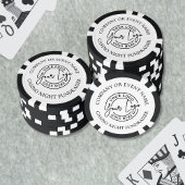 Erstellen Sie Ihr eigenes Casino Night Logo Pokerchips