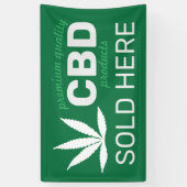Erstellen Sie Ihr eigenes CBD-Verkauf hier Banner (Vertikal)