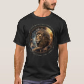 Erstellen Sie Ihr eigenes Celestial Leo Zodiac T-Shirt (Vorderseite)