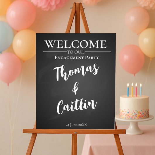 Erstellen Sie Ihr eigenes Chalkboard-Party Poster