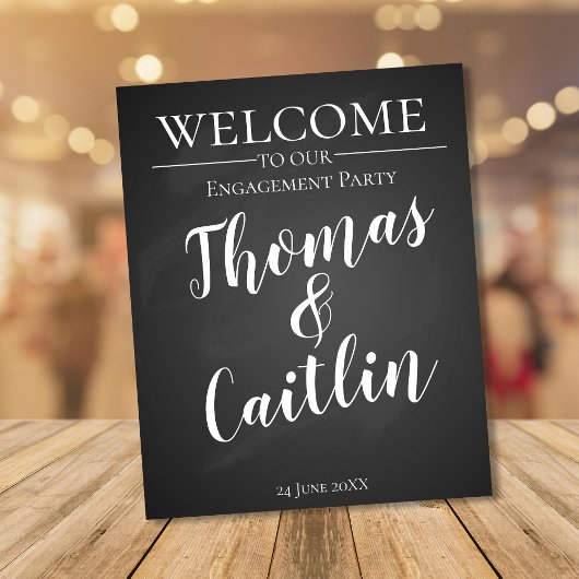 Erstellen Sie Ihr eigenes Chalkboard-Party Poster