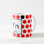 Erstellen Sie Ihr eigenes chemisches Element Kaffeetasse (VorderseiteRechts)
