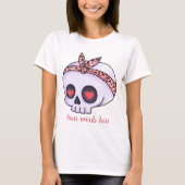 Erstellen Sie Ihr eigenes Chibi Skull Valentine T-Shirt (Vorderseite)