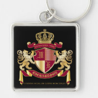 Erstellen Sie Ihr eigenes Coat von Arms Red Gold L
