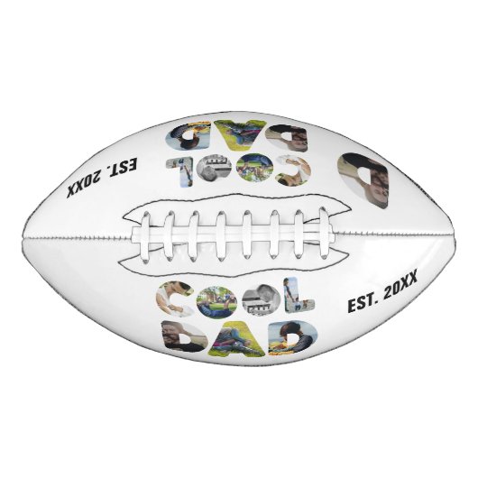 Erstellen Sie Ihr eigenes cooles Papa-7-Buchstaben Football (Vorderseite)