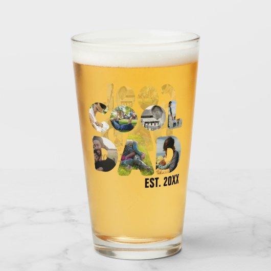 Erstellen Sie Ihr eigenes cooles Papa-7-Buchstaben Glas (Vorne (Gefüllt))