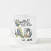 Erstellen Sie Ihr eigenes cooles Papa-7-Buchstaben Mattglastasse (Vorderseite Links)