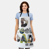 Erstellen Sie Ihr eigenes cooles Papa-7-Buchstaben Schürze (Getragen)