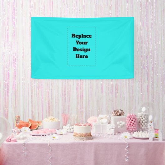 Erstellen Sie Ihr eigenes Cyan Banner (Party)
