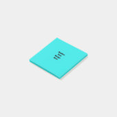 Erstellen Sie Ihr eigenes Cyan Post-it Klebezettel (angewinkelt)