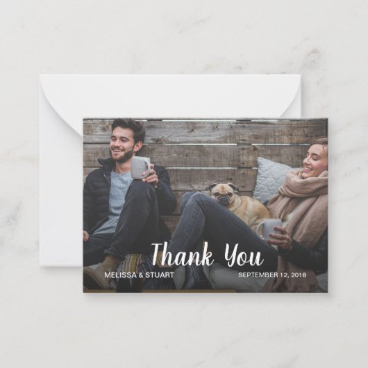 Erstellen Sie Ihr eigenes Dankeschön für das Hochz Mitteilungskarte (Vorderseite)