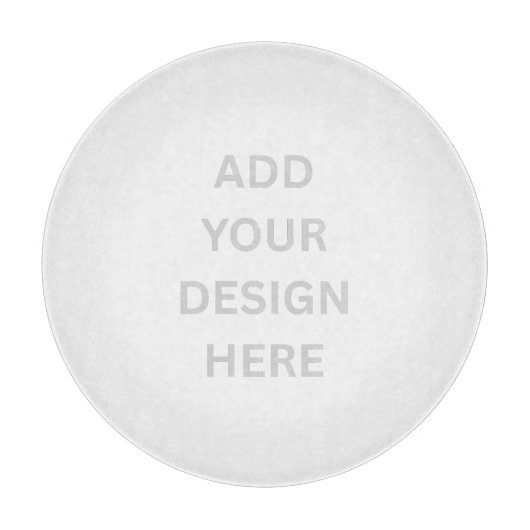 Erstellen Sie Ihr eigenes Design 12" Glasschneideb Schneidebrett (Vorderseite)