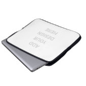 Erstellen Sie Ihr eigenes Design, 15'' Neoprenschl Laptopschutzhülle (Vorne Knopf)