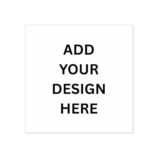 Erstellen Sie Ihr eigenes Design 2" x 2" Ahornholz Gummistempel (Prägung)