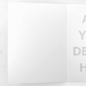 Erstellen Sie Ihr eigenes Design 5"x7" Trifold Hol Dreifach Gefaltete Urlaubskarte (Innen Erste Seite)