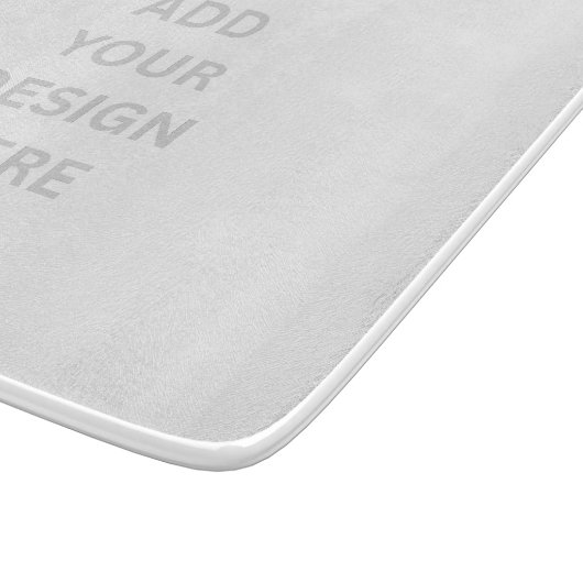 Erstellen Sie Ihr eigenes Design 7,5" x 6,5" Glas Schneidebrett (Ecke)