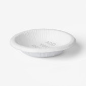 Erstellen Sie Ihr eigenes Design 7" Durchmesser Pa Pappteller (Gewinkelt)