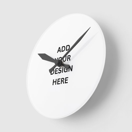 Erstellen Sie Ihr eigenes Design 8" Wall Clock Runde Wanduhr (Winkel)