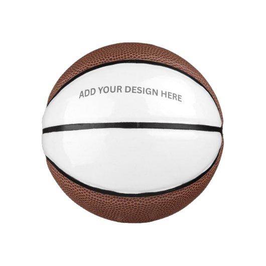 Erstellen Sie Ihr eigenes Design Custom Mini Baske Mini Basketball (Vorderseite)