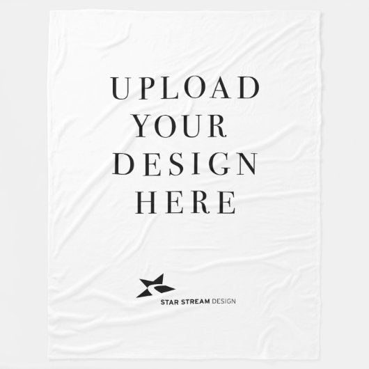 Erstellen Sie Ihr eigenes Design Fleecedecke (Vorderseite)