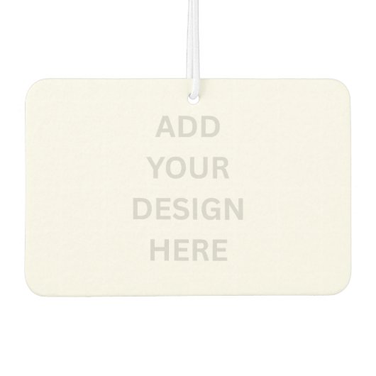 Erstellen Sie Ihr eigenes Design Foto Auto Air Fre Autolufterfrischer (Vorderseite)