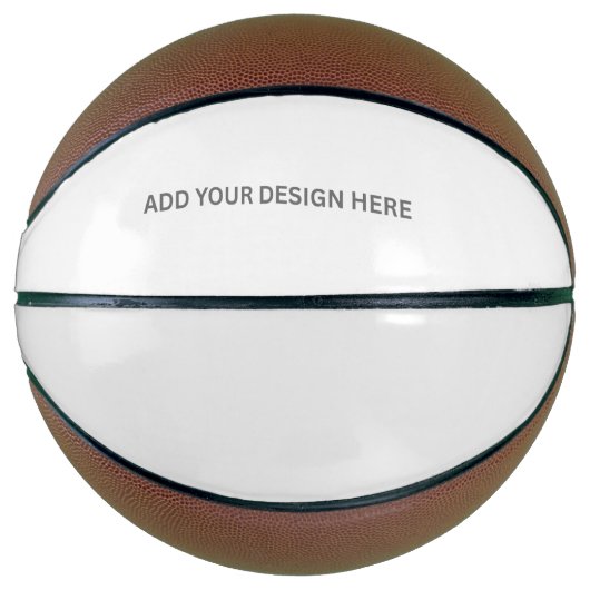 Erstellen Sie Ihr eigenes Design für den Basketbal Basketball (Vorderseite)