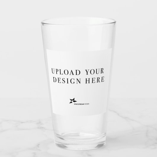 Erstellen Sie Ihr eigenes Design Glas (Rückseite)