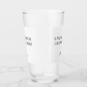 Erstellen Sie Ihr eigenes Design Glas (Rechts)