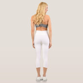 Erstellen Sie Ihr eigenes Design Hochwertige Yogap Capri Leggings (Rückseite)