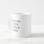 Erstellen Sie Ihr eigenes Design individuelles Log Kaffeetasse (Vorderseite Links)