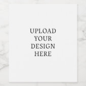 Erstellen Sie Ihr eigenes Design individuelles Log Weinetikett (Einzelnes Label)