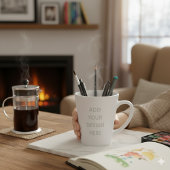 Erstellen Sie Ihr eigenes Design Kleine 12oz Latte Milchtasse