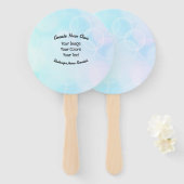 Erstellen Sie Ihr eigenes Design/Logo Fächer (Vorne und Hinten)