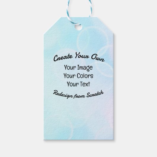 Erstellen Sie Ihr eigenes Design/Logo Geschenkanhänger (Vorderseite)